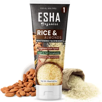 Rice & Almonds Whitening Facewash