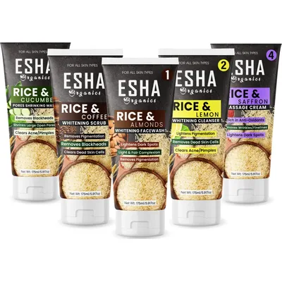 Rice Whitening Facial Kit