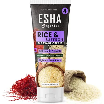 Rice & Saffron Massage Cream